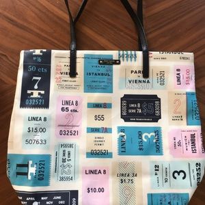 Kate spade Bon Shopper Multi Ticket Vinyl Tote